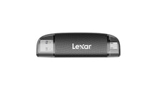 Load image into Gallery viewer, Lexar Dual-Slot USB-A/C Reader, Up to 205MB/s Transfer Speed, Supports SD and microSD Cards (LRW310X-BNBNG)