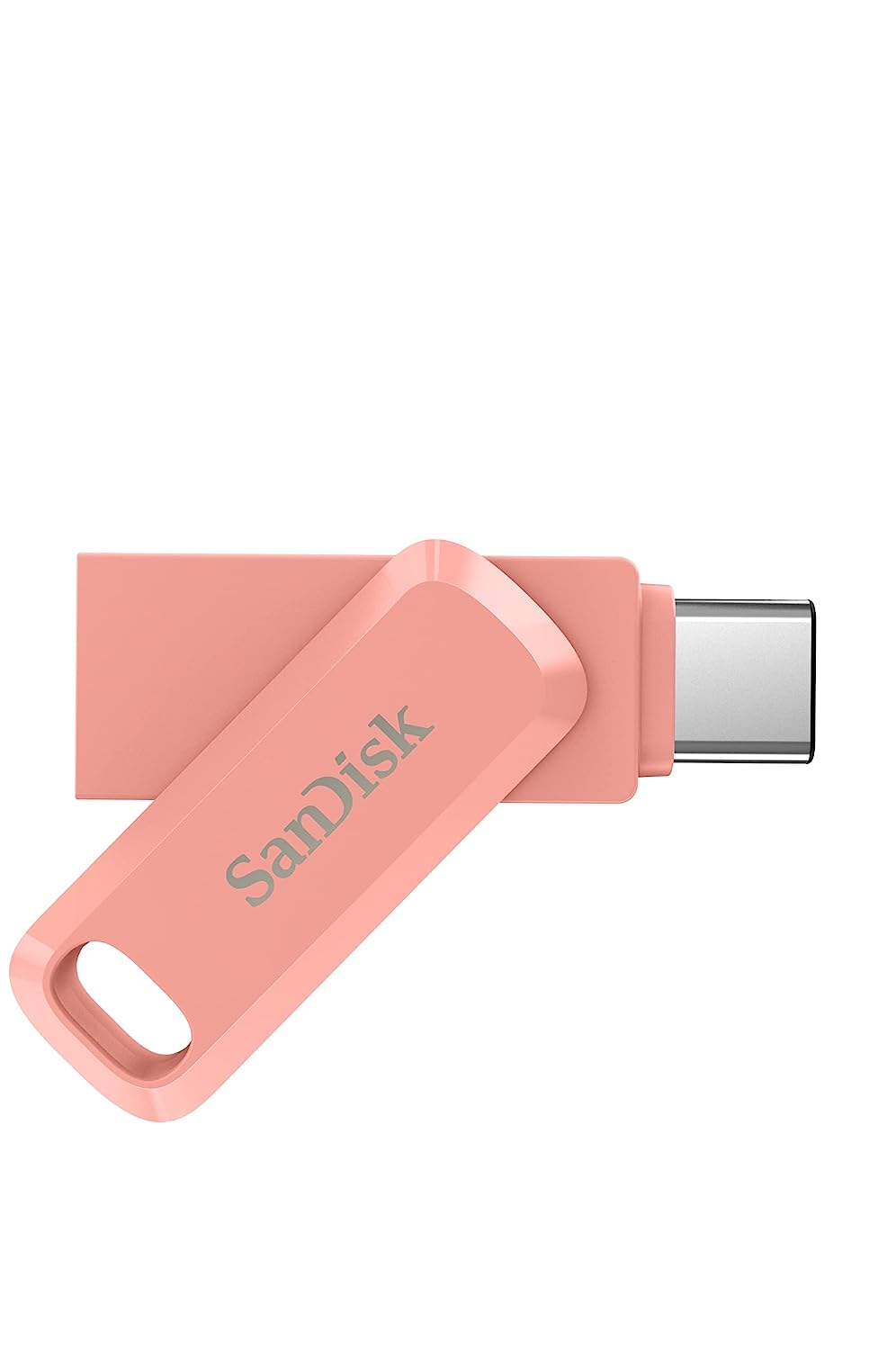 SanDisk Ultra Dual Drive Go USB 3.0 Type C Flash Drive, Peach