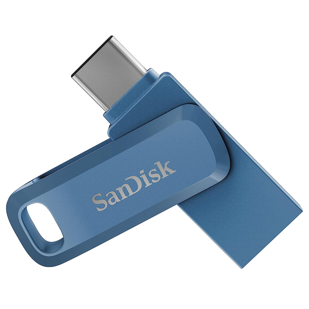 SanDisk Ultra Dual Drive Go USB Type C Pendrive for Mobile, Navy Blue, 5Y Warranty