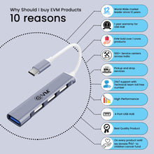 Load image into Gallery viewer, EVM TYPE-C INTERFACE 4 PORT USB HUB 1 USB 3.0 + 3 USB 2.0