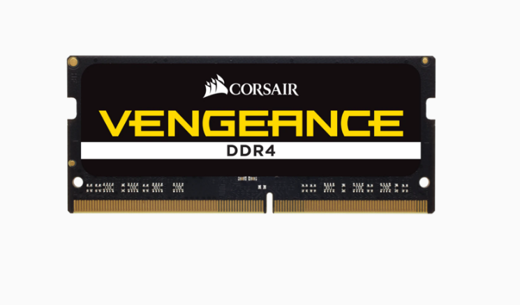 CORSAIR MEMORY VENGEANCE (CMSX8GX4M1A3200C22) 8GB, DDR4, 3200 MHZ, C-22,  SODIMM MEMORY