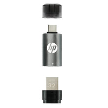 Load image into Gallery viewer, HP USB 3.2 Type C OTG Flash Drive x5600c (Grey & Black)