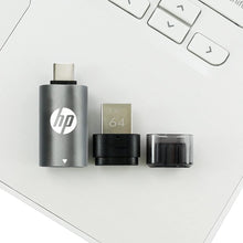 Load image into Gallery viewer, HP USB 3.2 Type C OTG Flash Drive x5600c (Grey & Black)