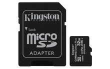 Load image into Gallery viewer, Kingston Canvas Select Plus  microSD Card Class 10 UHS-I speeds up to 100MB/s with Adapter
