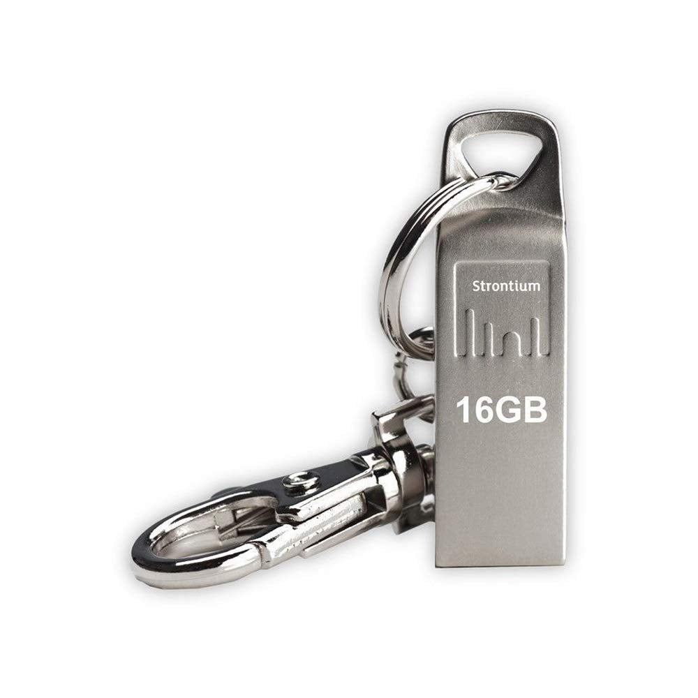 Strontium Ammo 2.0 USB Pen Drive (Silver)-Metal