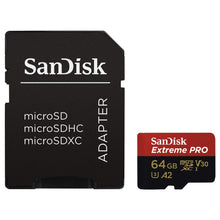 Load image into Gallery viewer, SanDisk Extreme Pro SDXC UHS-I U3 A2 V30 With Adaptor 200Mbps