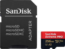 Load image into Gallery viewer, SanDisk Extreme Pro SDXC UHS-I U3 A2 V30 With Adaptor 200Mbps