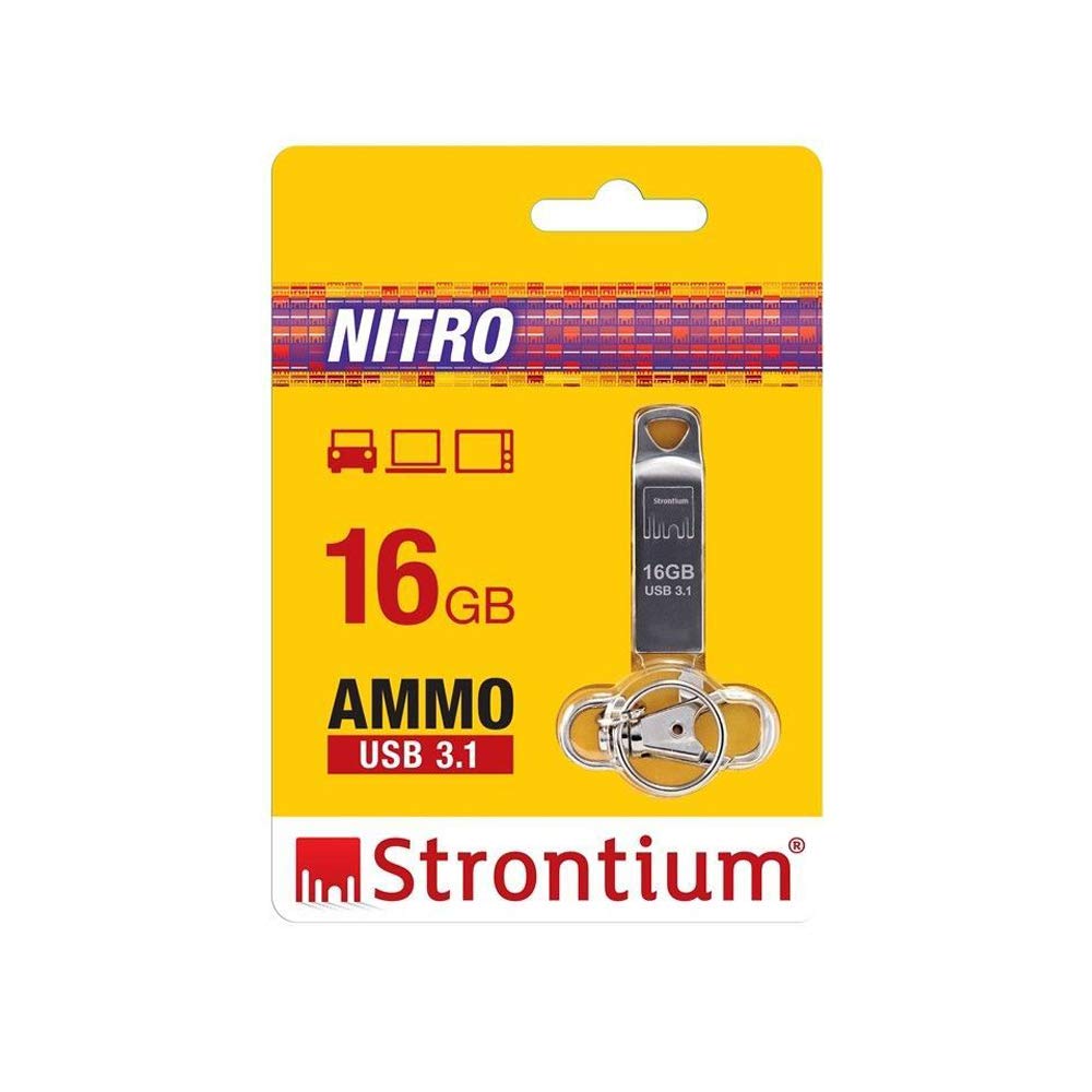 Strontium Ammo 3.1  USB Pen Drive (Silver)