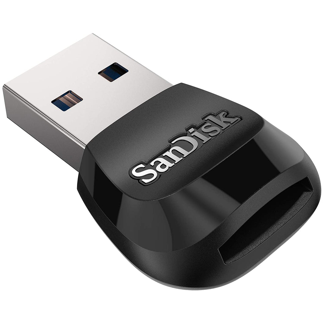 SanDisk - SDDR-B531-GN6NN MobileMate USB 3.0 microSD Card Reader - SDDR-B531-GN6NN Black