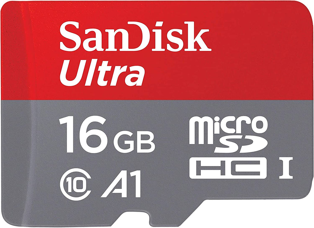 Sandisk 16GB A1 98Mbps 16GB Ultra MicroSDHC (MicroSD) Memory Card