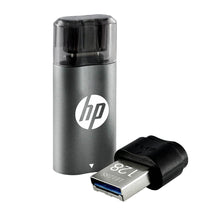 Load image into Gallery viewer, HP USB 3.2 Type C OTG Flash Drive x5600c (Grey & Black)