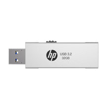 Load image into Gallery viewer, HP 818w USB 3.2 Flash Drive Silver Metal
