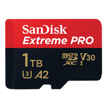 Load image into Gallery viewer, SanDisk Extreme Pro 1TB microSDXC UHS-I, V30, 200MB/s Read, 140MB/s Write, Memory Card for 4K Video on Smartphones, Action Cams and Drones
