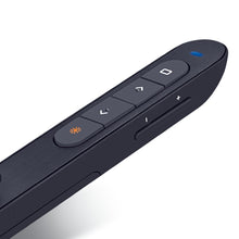 Load image into Gallery viewer, iBall PresenTourch C9 Wireless Presenter with LED Flash Light Torch I Slim and Light Weight I Multi Functional Presenter I Ergonomic and Sleek I - Black
