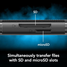Load image into Gallery viewer, Lexar Dual-Slot USB-A/C Reader, Up to 205MB/s Transfer Speed, Supports SD and microSD Cards (LRW310X-BNBNG)
