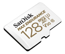Load image into Gallery viewer, SanDisk 128GB MAX Endurance microSDHC™ Card with Adapter for 4K Video on Dashcams and Video Surveillance Cameras
