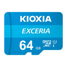 Load image into Gallery viewer, KIOXIA EXCERIA microSD Memory Card - Class 10, Up to 100 MB/s Read Speed (Blue)
