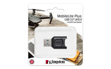 Load image into Gallery viewer, Kingston Mobile Lite Plus USB 3.2 microSDHC/SDXC UHS-II Card Reader (MLPM)
