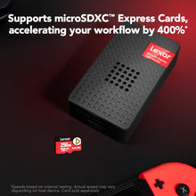 Load image into Gallery viewer, Lexar Play PRO MicroSD Express Card Reader, USB 3.2 Gen 2, up to 900MB/s Read, Compatible with Express microSD UHS-I Card (LRW540U-RNHNG)
