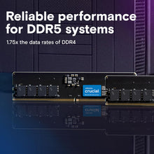 Load image into Gallery viewer, Crucial RAM 16GB DDR5 4800MHz CL40 Desktop Memory CT16G48C40U5
