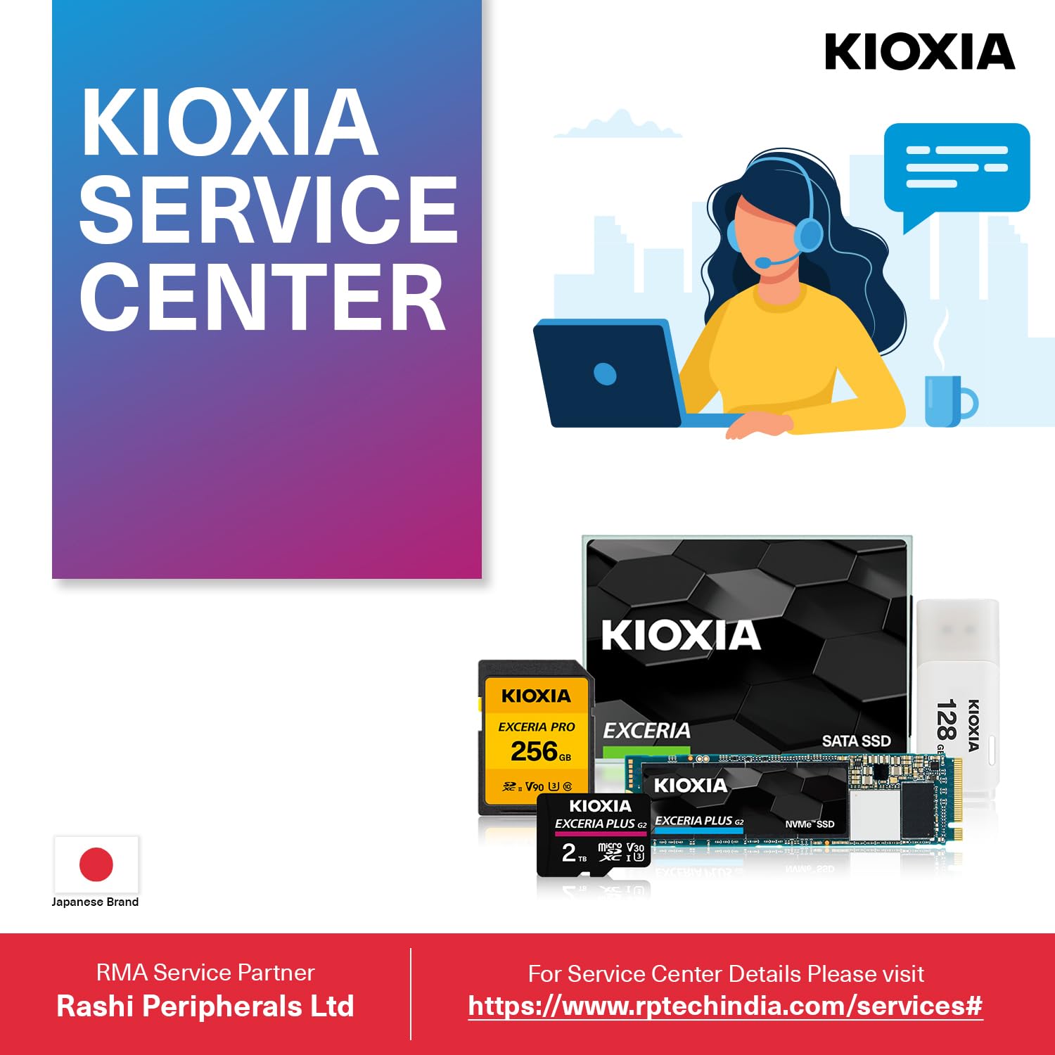 KIOXIA Former Toshiba Memory EXCERIA SATA SSD 960GB - 2.5 inches