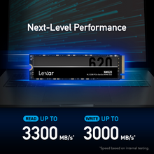 Load image into Gallery viewer, Lexar 256GB NM620 Gen3 M.2 NVME Internal SSD, Read-3500, Solid State Drive - LNM620X256G-RNNNU
