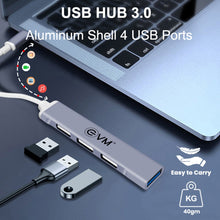 Load image into Gallery viewer, EVM TYPE-C INTERFACE 4 PORT USB HUB 1 USB 3.0 + 3 USB 2.0
