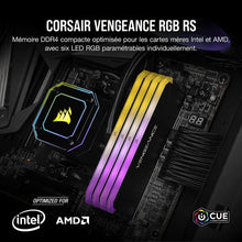 Load image into Gallery viewer, CORSAIR Vengeance RGB RS 64GB (2x32GB) DDR4 3200 Desktop Memory-CMG64GX4M2E3200C16
