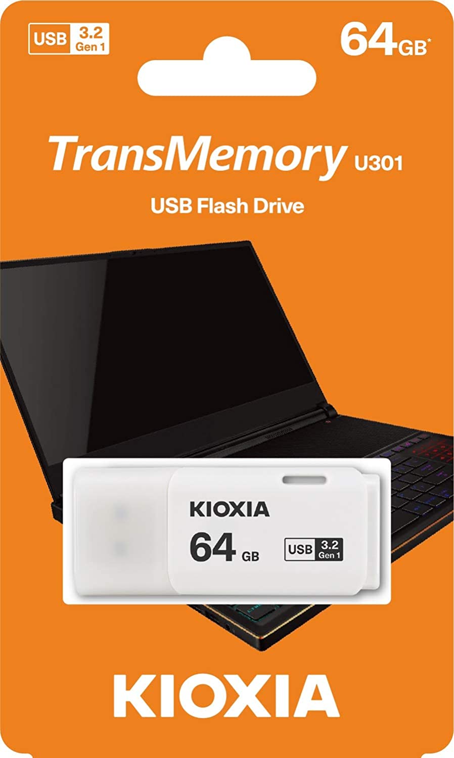 Kioxia U301 64GB USB3.2 PenDrive PenDrive White LU301W064GG4