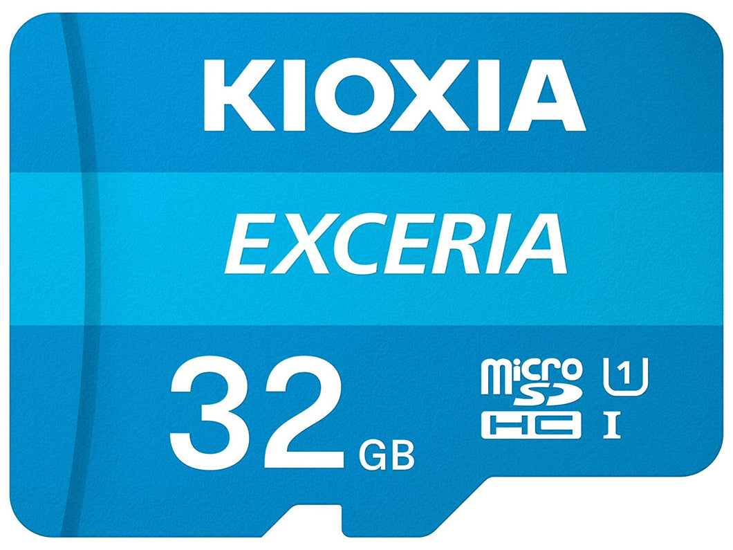 KIOXIA EXCERIA microSD Memory Card - Class 10, Up to 100 MB/s Read Speed (Blue)