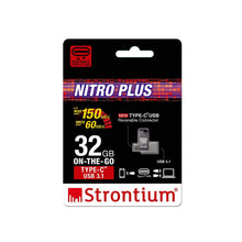 Load image into Gallery viewer, Strontium Nitro Plus 32GB Type-C USB 3.1 Flash Drive
