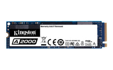 Load image into Gallery viewer, Kingston A2000 M.2 2280 Nvme Internal SSD PCIe Up to 2000MB/S
