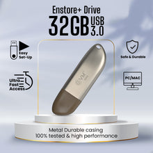 Load image into Gallery viewer, EVM 32GB ENSTORE+ DRIVE USB 3.0 (PENDRIVE)
